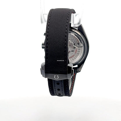 Omega Speedmaster Automatic Men's Watch Ceramic Case With Textile Strap Authentic Luxury Timepiece