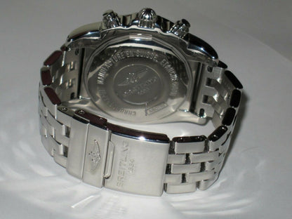 Breitling Chronomat Automatic Men's Watch With Steel Case and Strap Authentic Luxury Timepiece