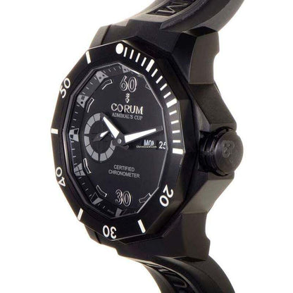 Corum Automatic Unisex Watch Titanium Case With Rubber Strap Authentic Luxury Timepiece