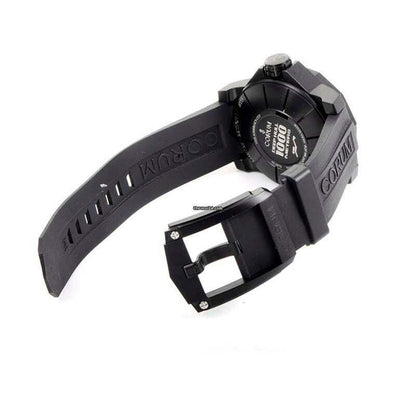 Corum Automatic Unisex Watch Titanium Case With Rubber Strap Authentic Luxury Timepiece