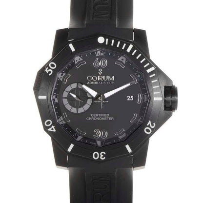 Corum Automatic Unisex Watch Titanium Case With Rubber Strap Authentic Luxury Timepiece