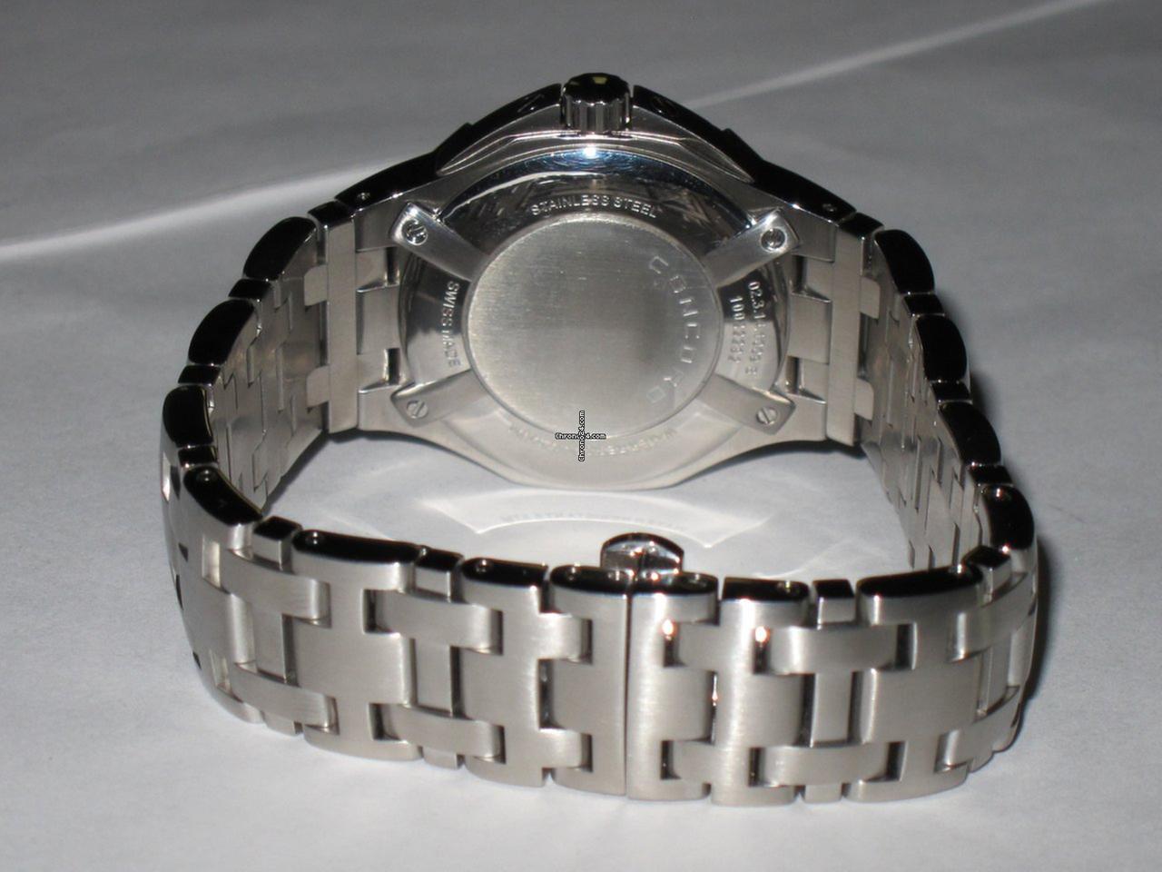 Concord Saratoga Quartz Women's Watch With Steel Case and Strap Authentic Luxury Timepiece