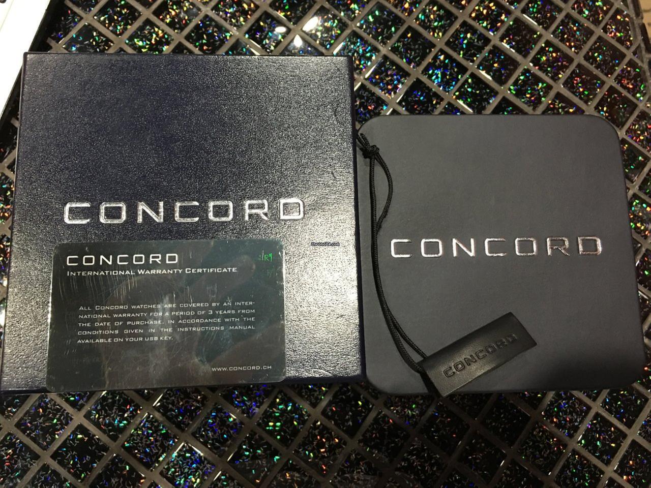 Concord Saratoga Quartz Women's Watch With Steel Case and Strap Authentic Luxury Timepiece