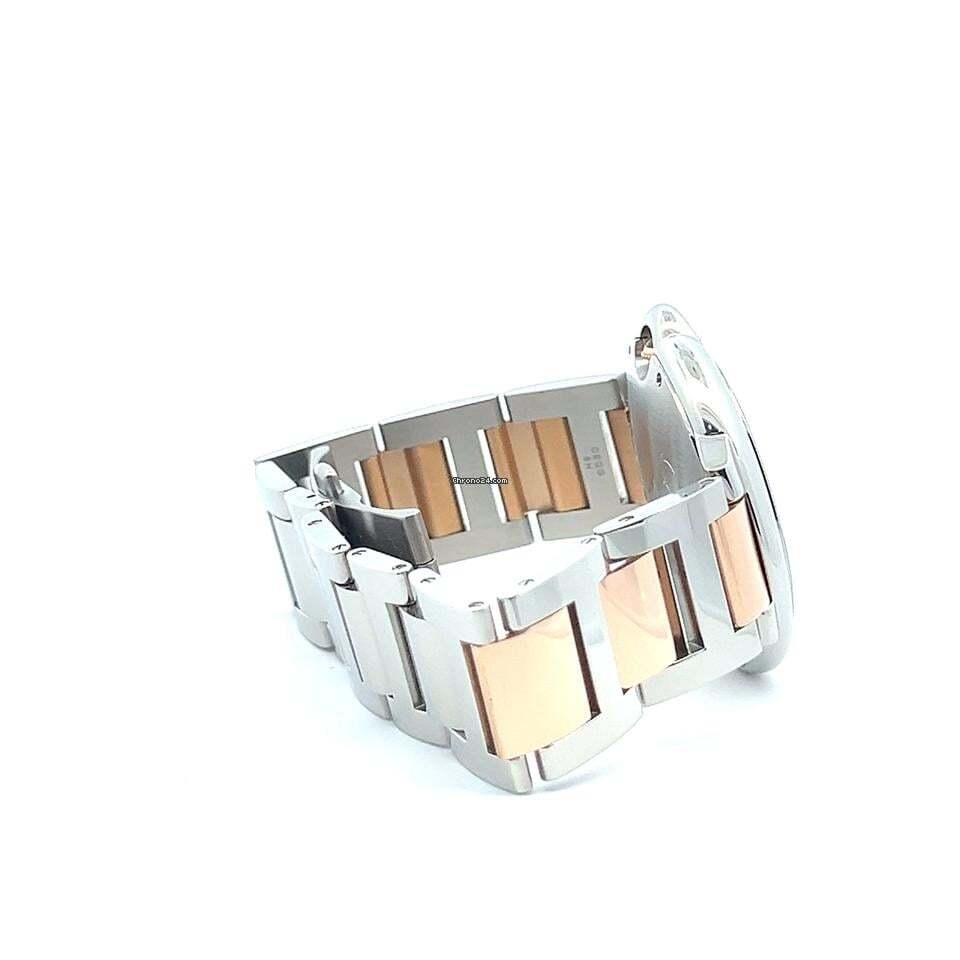 Cartier Ballon Bleu 42mm Automatic Men's Watch Steel Case With Gold/Steel Strap Authentic Luxury Timepiece