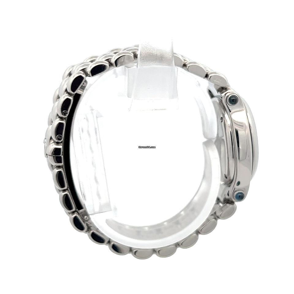 Chopard Happy Sport Quartz Women's Watch With Steel Case and Strap Authentic Luxury Timepiece