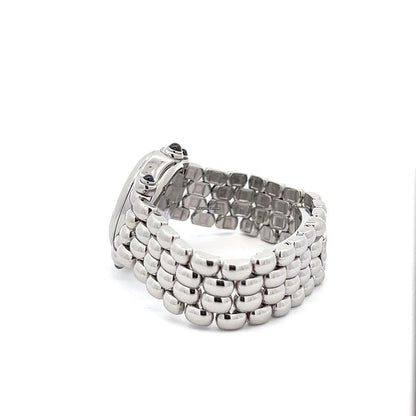 Chopard Happy Sport Quartz Women's Watch With Steel Case and Strap Authentic Luxury Timepiece