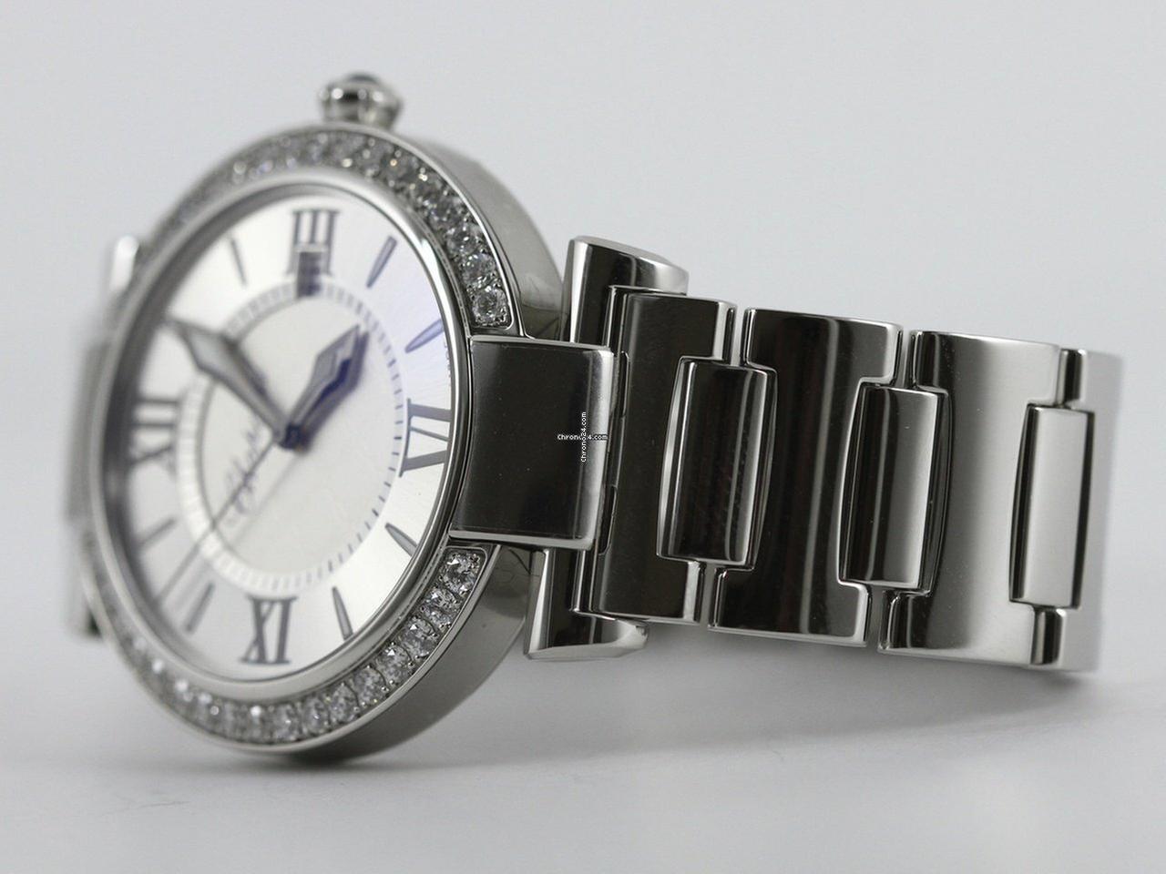 Chopard Imperiale Quartz Women's Watch With Steel Case and Strap Authentic Luxury Timepiece