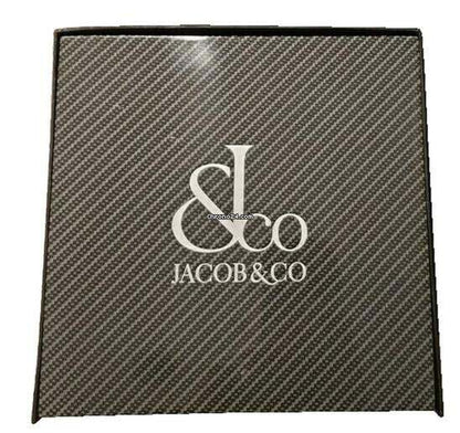 Jacob & Co. Quartz Women's Watch Steel Case With Leather Strap Authentic Luxury Timepiece