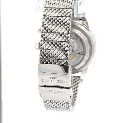 Breitling Superocean Heritage Chronograph Automatic Men's Watch With Steel Case and Strap Authentic Luxury Timepiece