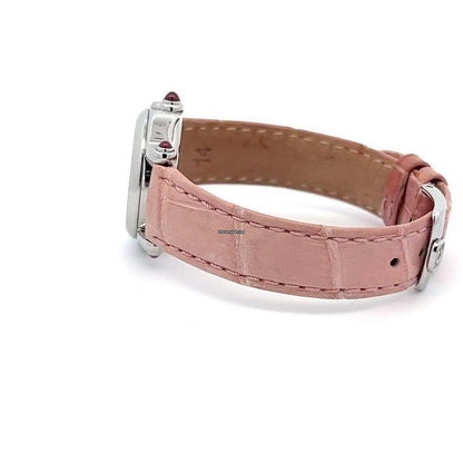 Chopard Happy Sport Quartz Women's Watch Steel Case With Leather Strap Authentic Luxury Timepiece