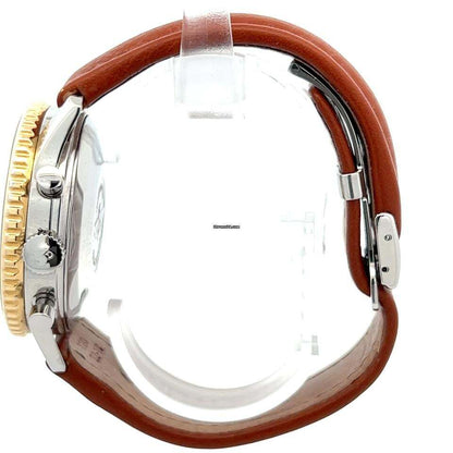 Breitling Navitimer Automatic Men's Watch Steel Case With Leather Strap Authentic Luxury Timepiece