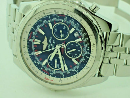 Breitling Bentley GT Automatic Men's Watch With Steel Case and Strap Authentic Luxury Timepiece