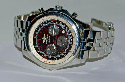Breitling Bentley GT Automatic Men's Watch With Steel Case and Strap Authentic Luxury Timepiece
