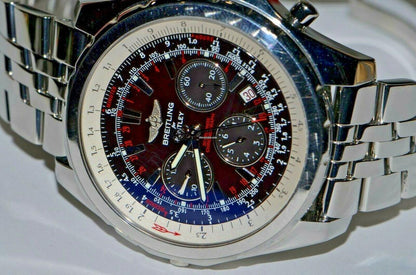 Breitling Bentley GT Automatic Men's Watch With Steel Case and Strap Authentic Luxury Timepiece