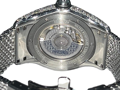 Corum Bubble Automatic Unisex Watch With Steel Case and Strap Authentic Luxury Timepiece