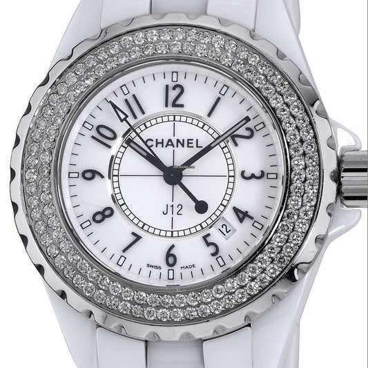 Chanel J12 Quartz Women's Watch With Ceramic Case and Strap Authentic Luxury Timepiece