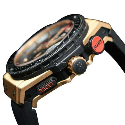 Hublot King Power Automatic Men's Watch Rose Gold Case With Leather Strap Authentic Luxury Timepiece