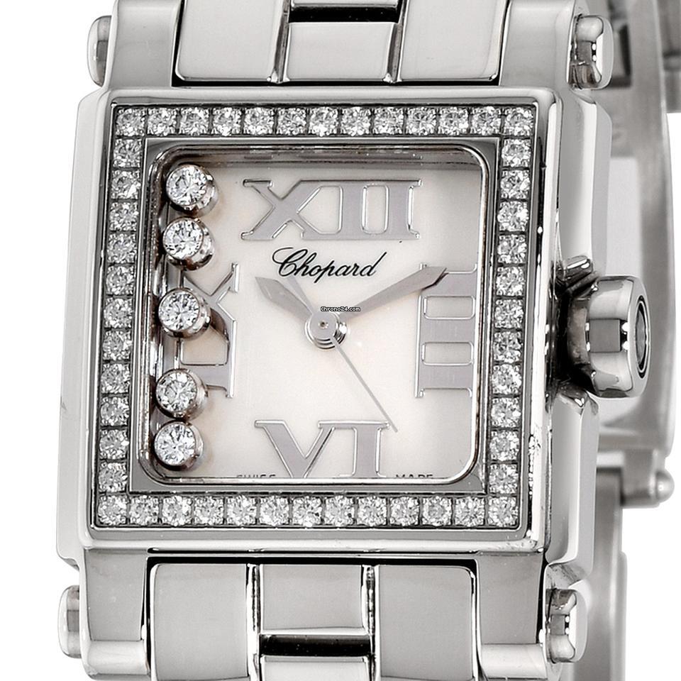 Chopard Happy Sport Quartz Women's Watch With Steel Case and Strap Authentic Luxury Timepiece