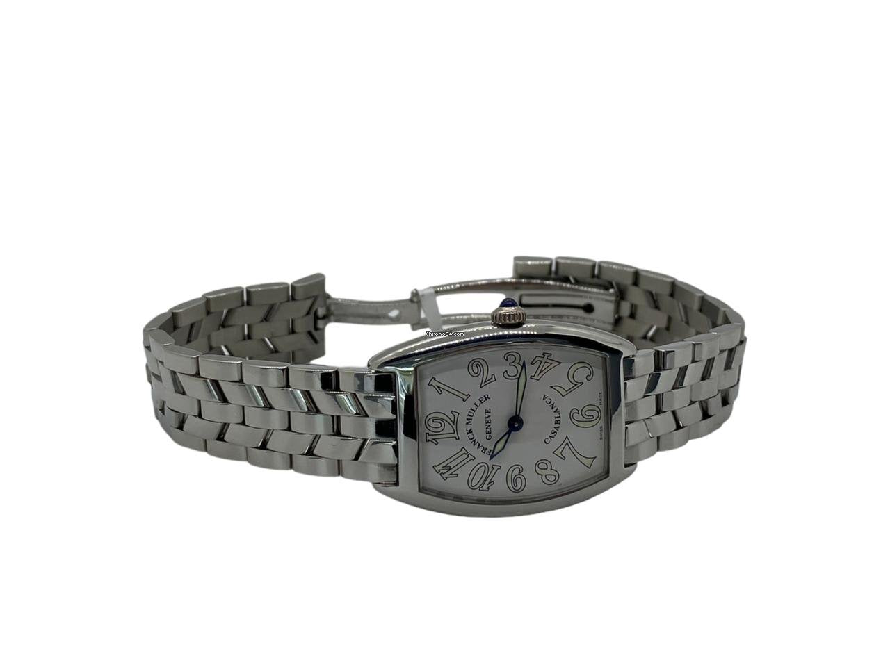 Franck Muller Casablanca Quartz Women's Watch With Steel Case and Strap Authentic Luxury Timepiece