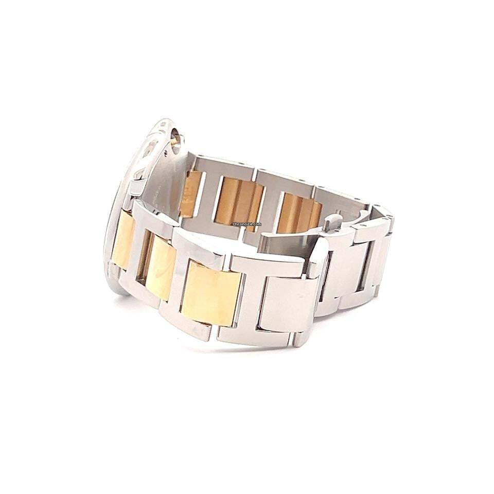 Cartier Ballon Bleu 42mm Automatic Men's Watch Gold/Steel Case With Gold/Steel Strap Authentic Luxury Timepiece