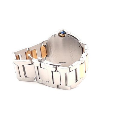 Cartier Ballon Bleu 42mm Automatic Men's Watch Gold/Steel Case With Gold/Steel Strap Authentic Luxury Timepiece