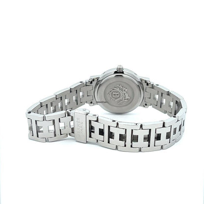 Hermès Clipper Quartz Women's Watch With Steel Case and Strap Authentic Luxury Timepiece