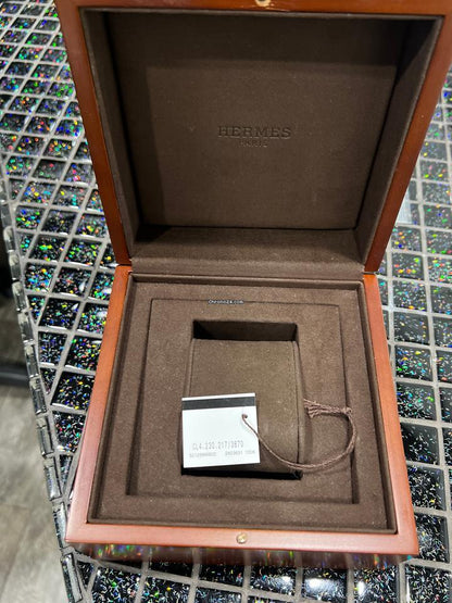 Hermès Clipper Quartz Women's Watch With Steel Case and Strap Authentic Luxury Timepiece