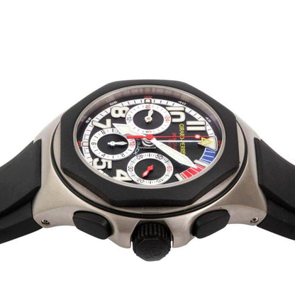 Girard Perregaux Laureato Automatic Men's Watch Titanium Case With Rubber Strap Authentic Luxury Timepiece