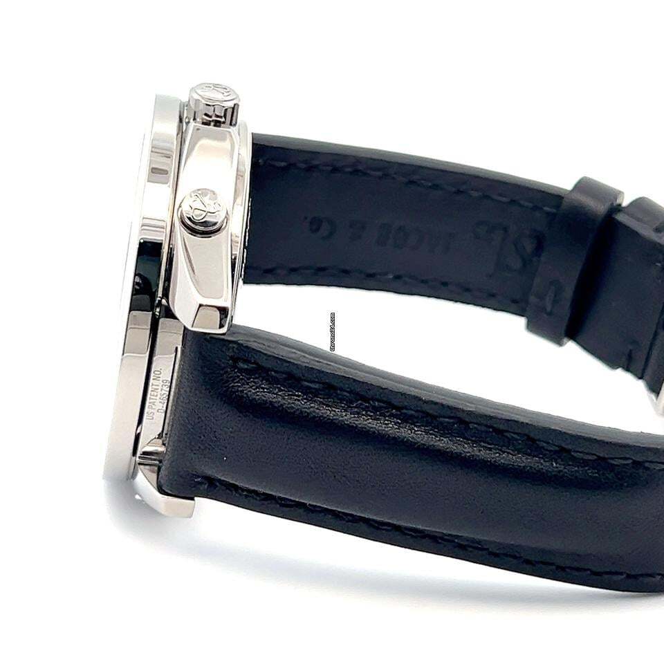 Jacob & Co. Quartz Men's Watch Steel Case With Leather Strap Authentic Luxury Timepiece