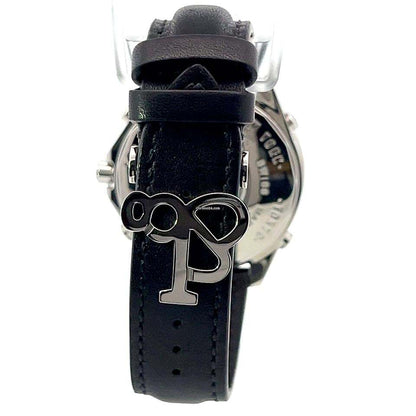 Jacob & Co. Quartz Men's Watch Steel Case With Leather Strap Authentic Luxury Timepiece