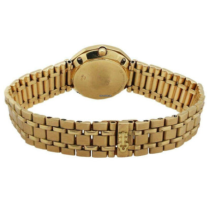 Corum Admiral's Cup Quartz Women's Watch With Yellow Gold Case and Strap Authentic Luxury Timepiece