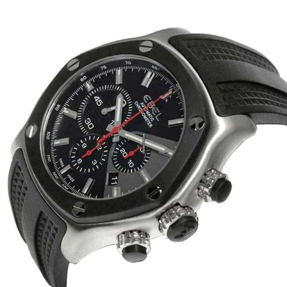 Ebel 1911 Tekton Automatic Men's Watch Steel Case With Rubber Strap Authentic Luxury Timepiece