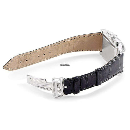 Audemars Piguet Edward Piguet Automatic Men's Watch White Gold Case With Leather Strap Authentic Luxury Timepiece