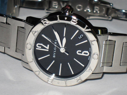 Bulgari Bulgari Automatic Women's Watch With Steel Case and Strap Authentic Luxury Timepiece