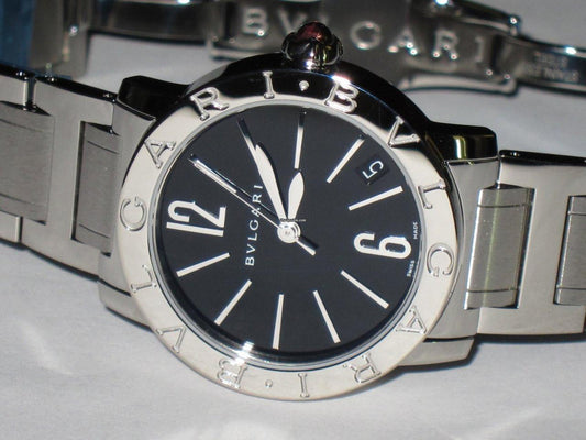 Bulgari Bulgari Automatic Women's Watch With Steel Case and Strap Authentic Luxury Timepiece