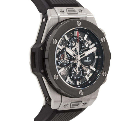 Hublot Big Bang Unico Automatic Men's Watch Titanium Case With Rubber Strap Authentic Luxury Timepiece