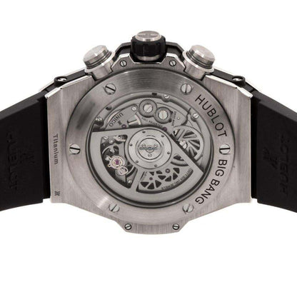 Hublot Big Bang Unico Automatic Men's Watch Titanium Case With Rubber Strap Authentic Luxury Timepiece