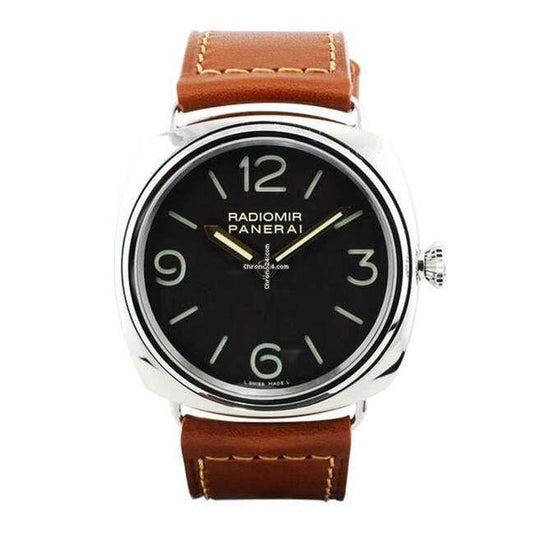 Panerai Radiomir Manual winding Men's Watch Steel Case With Leather Strap Authentic Luxury Timepiece