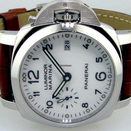 Panerai Luminor Marina 1950 3 Days Automatic Automatic Men's Watch Steel Case With Leather Strap Authentic Luxury Timepiece