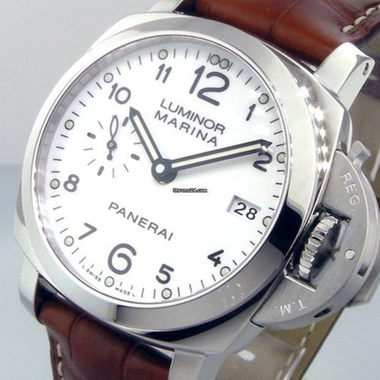 Panerai Luminor Marina 1950 3 Days Automatic Automatic Men's Watch Steel Case With Leather Strap Authentic Luxury Timepiece