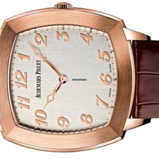 Audemars Piguet Tradition Automatic Men's Watch Rose Gold Case With Leather Strap Authentic Luxury Timepiece
