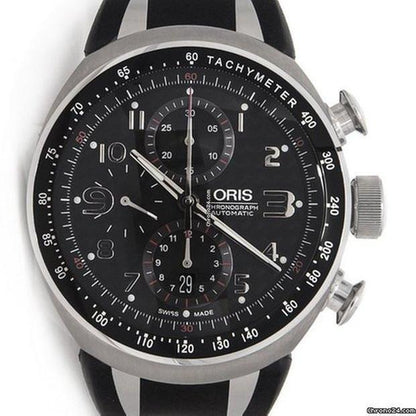 Oris TT3 Automatic Men's Watch Titanium Case With Rubber Strap Authentic Luxury Timepiece