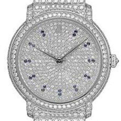 Audemars Piguet Jules Audemars Manual winding Women's Watch With White Gold Case and Strap Authentic Luxury Timepiece