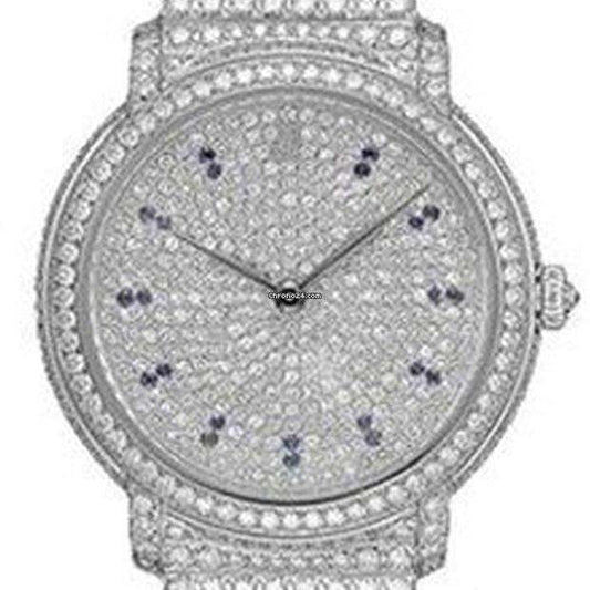Audemars Piguet Jules Audemars Manual winding Women's Watch With White Gold Case and Strap Authentic Luxury Timepiece