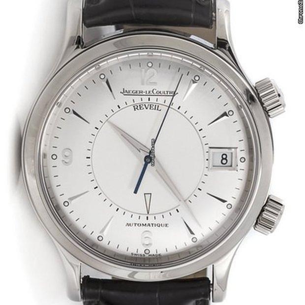 Jaeger-LeCoultre Memovox Automatic Unisex Watch Steel Case With Leather Strap Authentic Luxury Timepiece