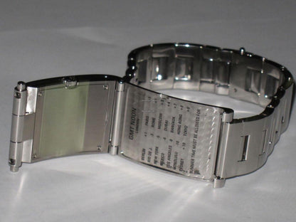 Corum Tabogan Quartz Women's Watch With Steel Case and Strap Authentic Luxury Timepiece