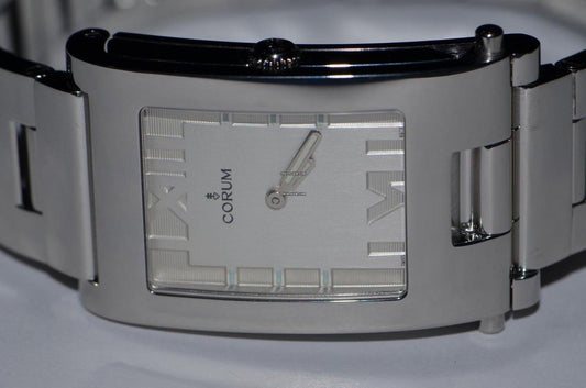 Corum Tabogan Quartz Women's Watch With Steel Case and Strap Authentic Luxury Timepiece