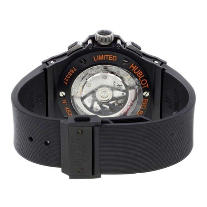 Hublot Big Bang Aero Bang Automatic Men's Watch Ceramic Case With Rubber Strap Authentic Luxury Timepiece