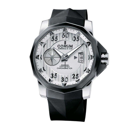 Corum Admiral's Cup Challenger Automatic Unisex Watch Titanium Case With Rubber Strap Authentic Luxury Timepiece