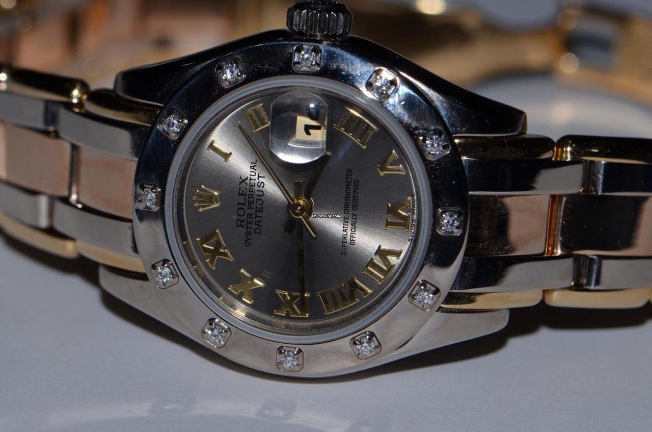 Rolex Lady-Datejust Pearlmaster Automatic Women's Watch Gold/Steel Case With Gold/Steel Strap Authentic Luxury Timepiece